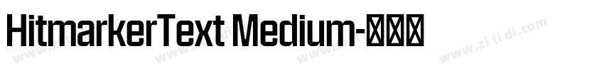 HitmarkerText Medium字体转换 HitmarkerText Medium字体转换